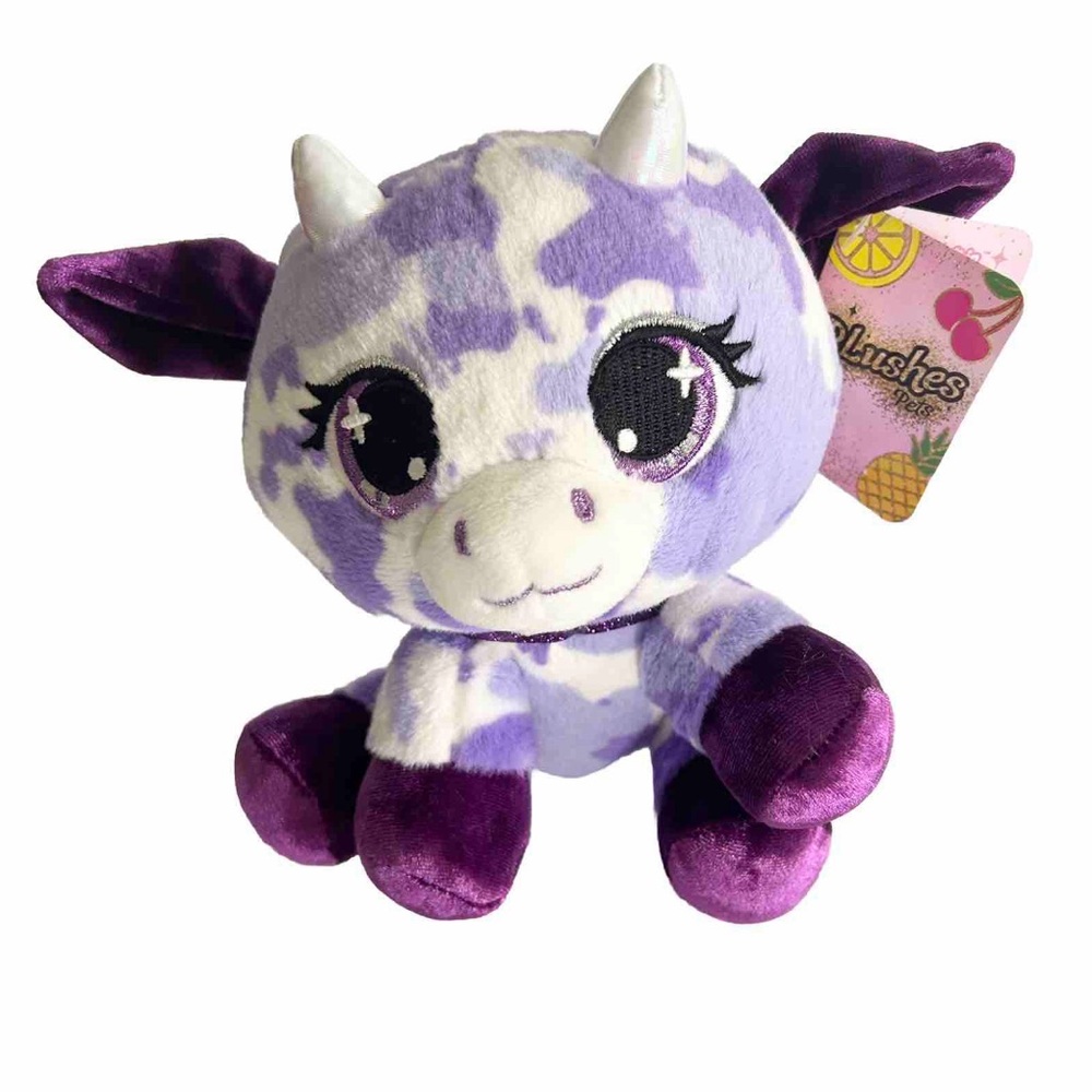 Gund P.Lushes Pets Juicy Jam Cow Dolly Holstein 6" Plush Collectible 6067266 NWT
